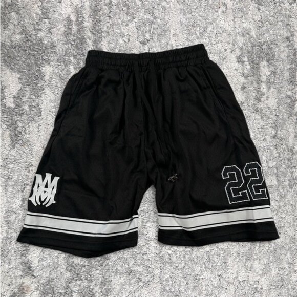 Amiri 22 Logo Shorts Mens Large Shorts - Picture 1 of 4